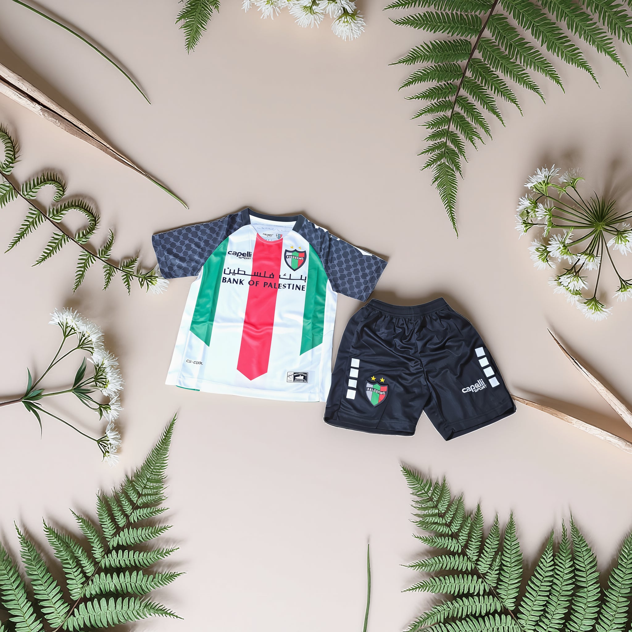 Palestino Children jersy and shorts
